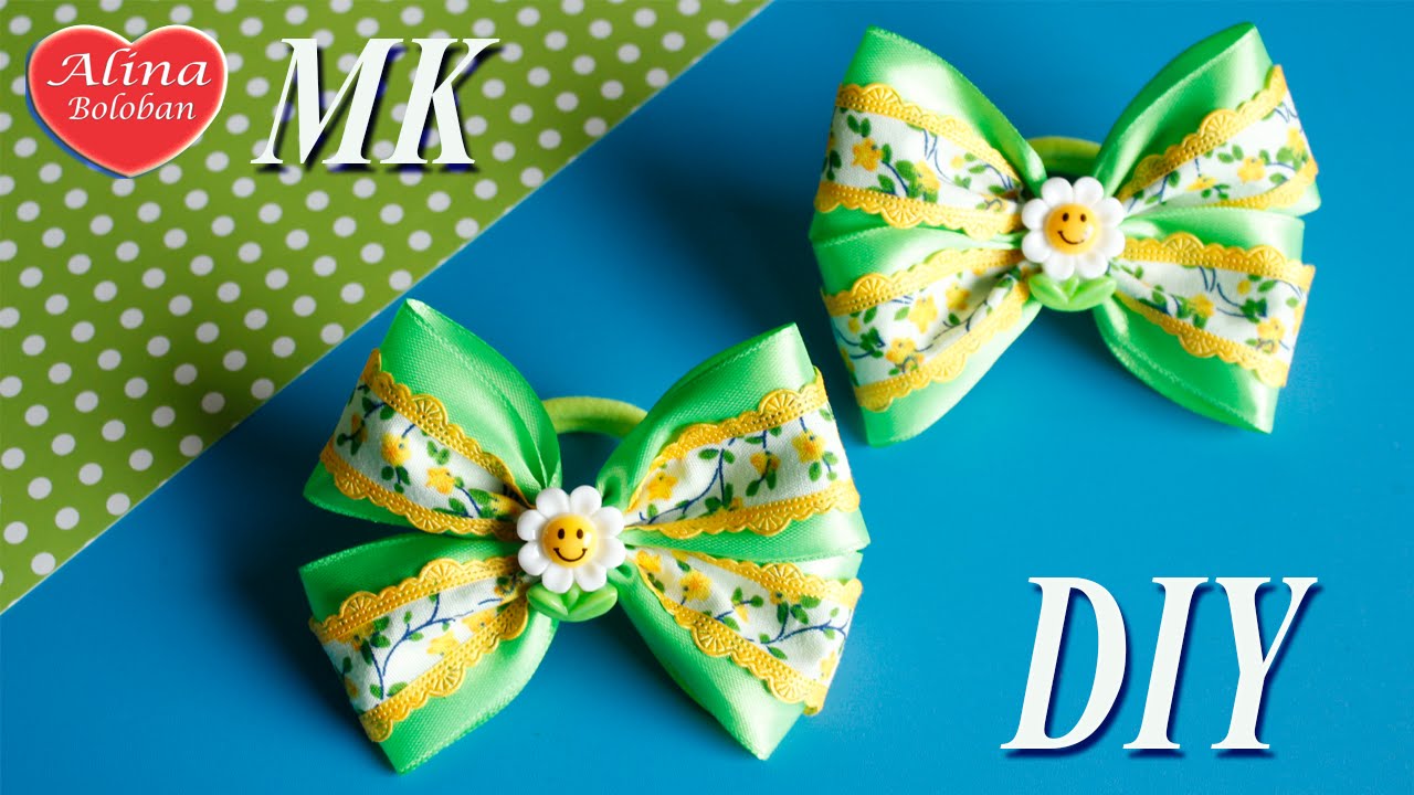 Детские Веселые Бантики. Мастер класс / Kids Fun Bows. DIY.