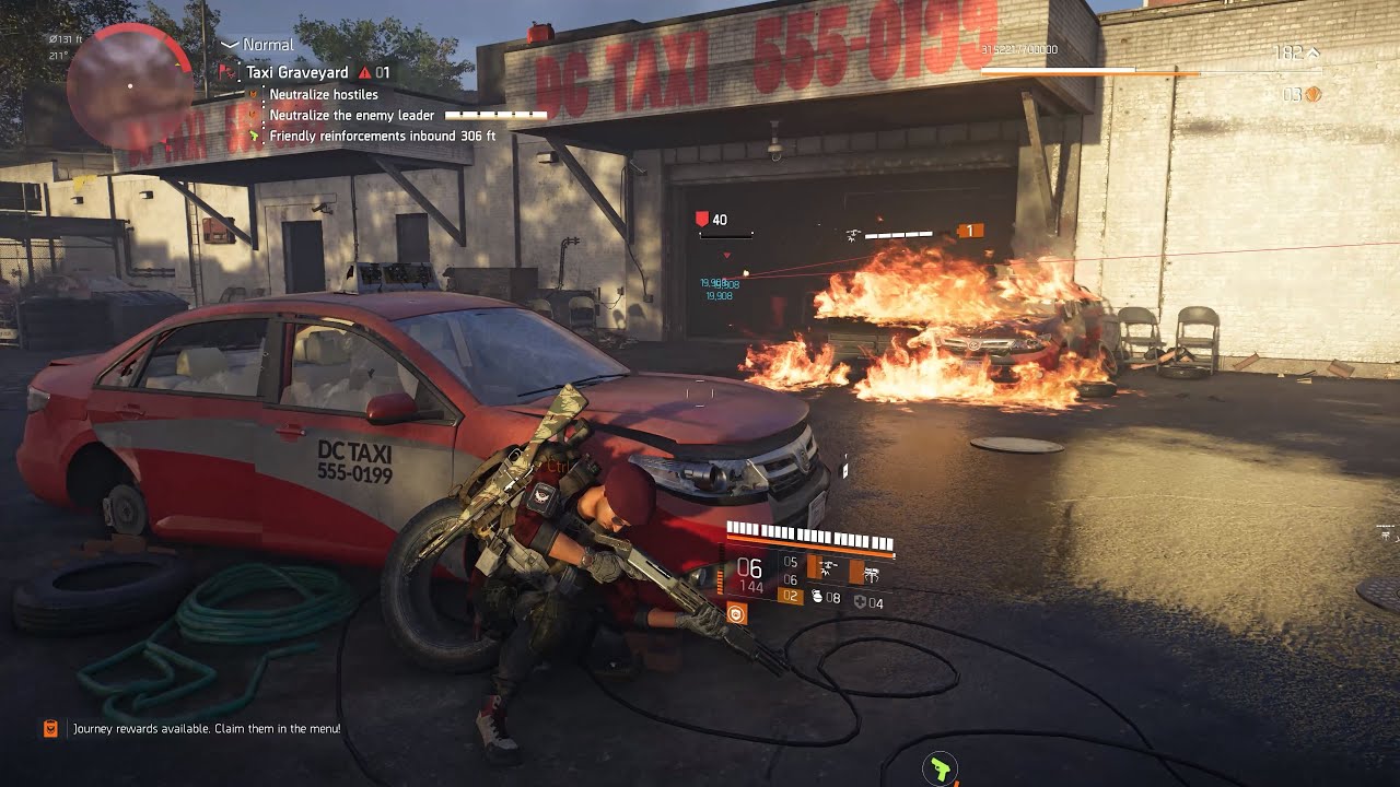 Tom Clancy’s The Division® 2 - Taxi Graveyard Control Point Takeover.