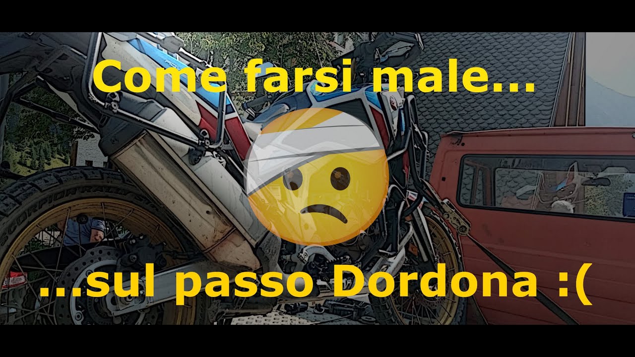 Come farsi male ... sul passo Dordona :(