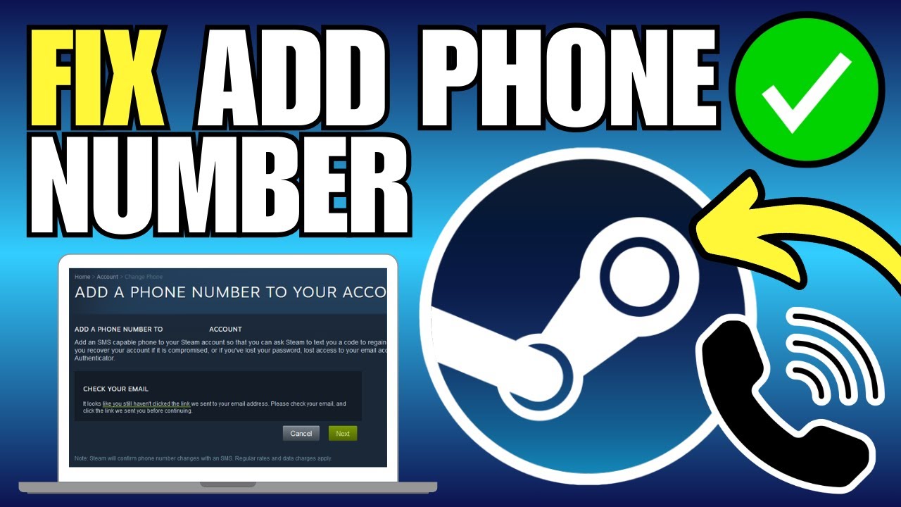 Как исправить ошибку «Steam не может добавить номер телефона и не работает»