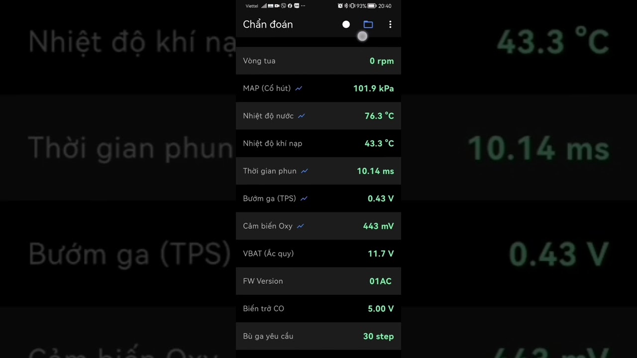 Viết app chẩn đoán cho xe cỏ. (Nubira,  vivant,  leganza,  magnus 2.0