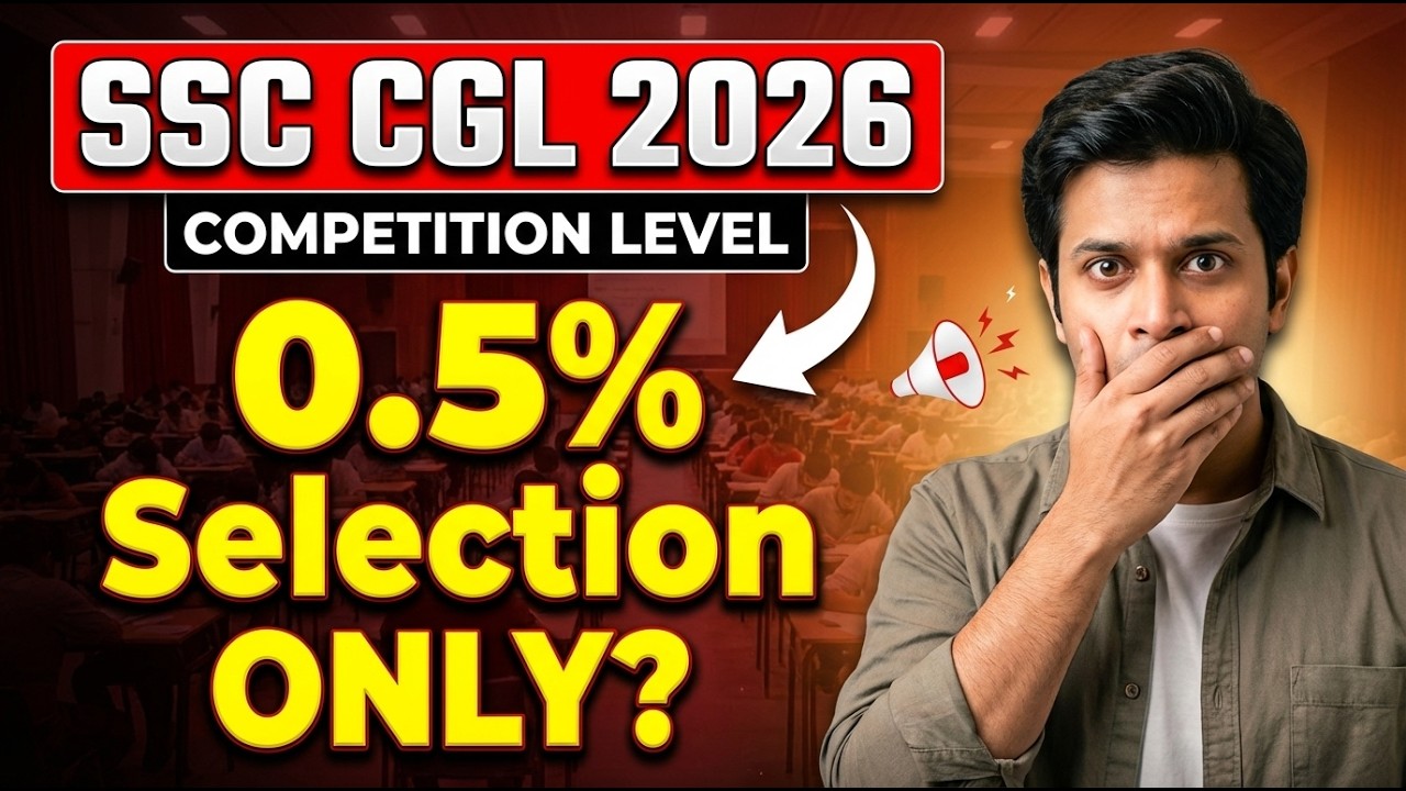 SSC CGL Competition Level 2026 – Per Seat Competition Explained with Latest Data