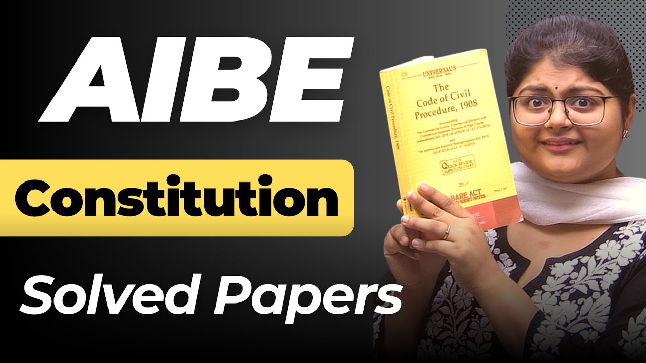 AIBE 19 Constitution - Most Important Questions