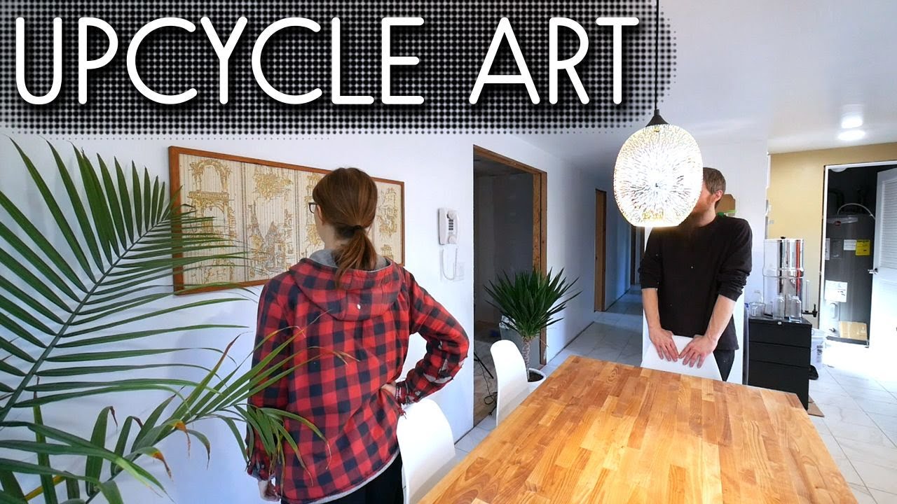 Bringing Back the 1970s Paneling! Upcycle Art for the Kitchen Makeover