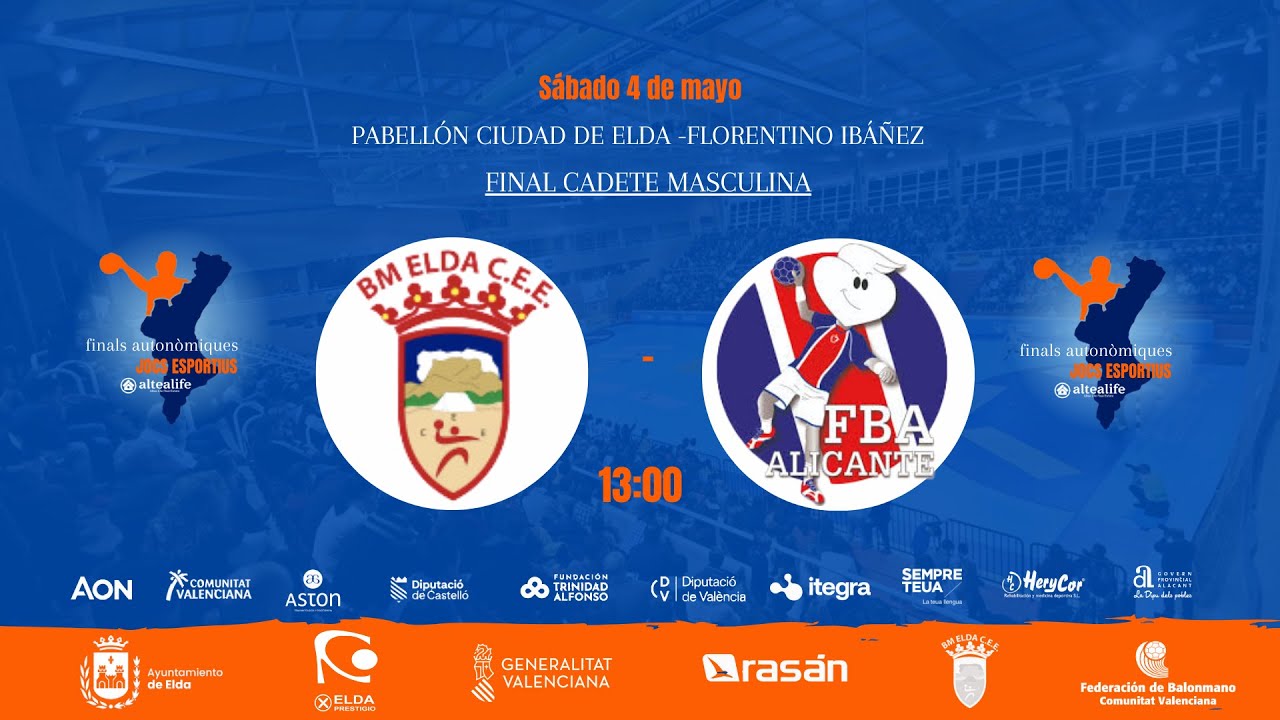 📺🏆 FINALS JOCS ESPORTIUS - CM FINAL| BM Elda CEE 🆚 Fundación Agustinos Alicante