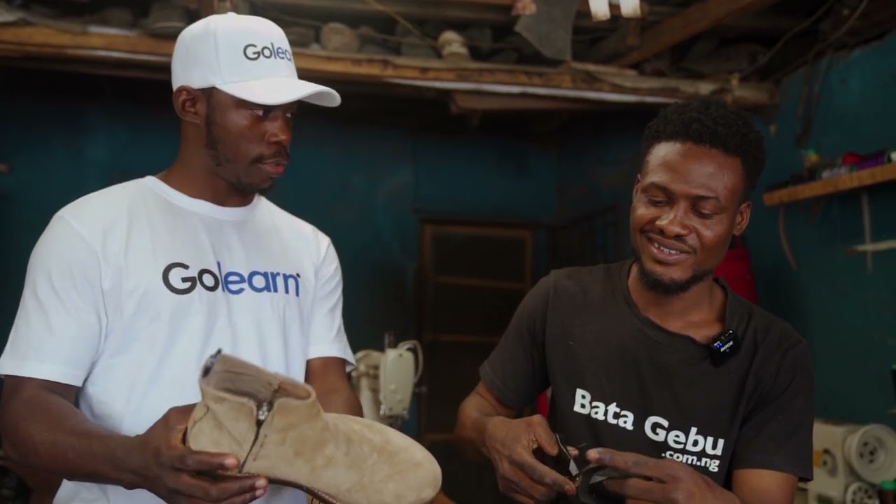 International Shoe Maker (  Young Nigerian making millions from shoe making) #financialfreedom