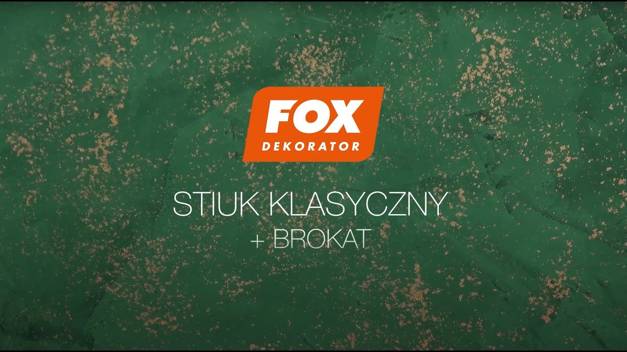 efekt: STIUK KLASYCZNY + BROKAT - FOX DEKORATOR - film instruktażowy