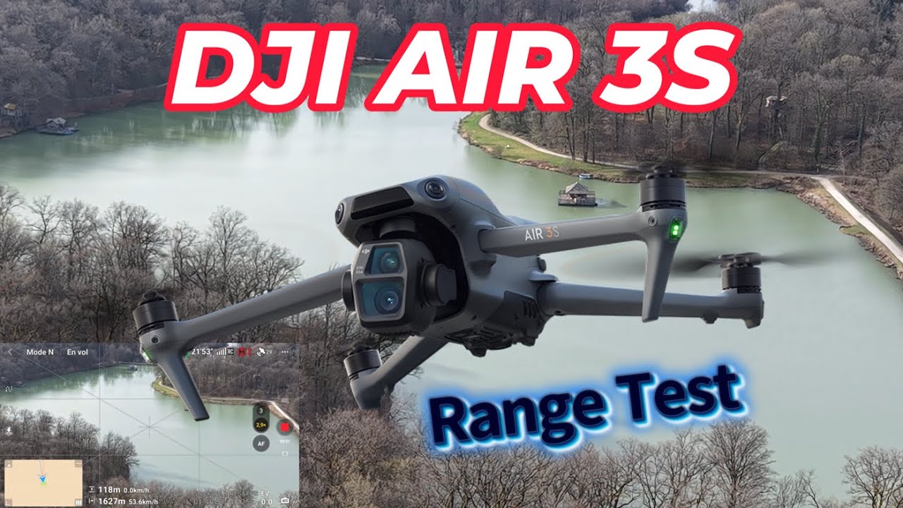 DJI AIR 3S Test de portée ( Europe)