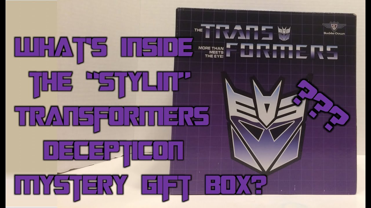 What's Inside the Transformers Decepticon Mystery Box from Stylin? Comic-Con Unboxing and Review!