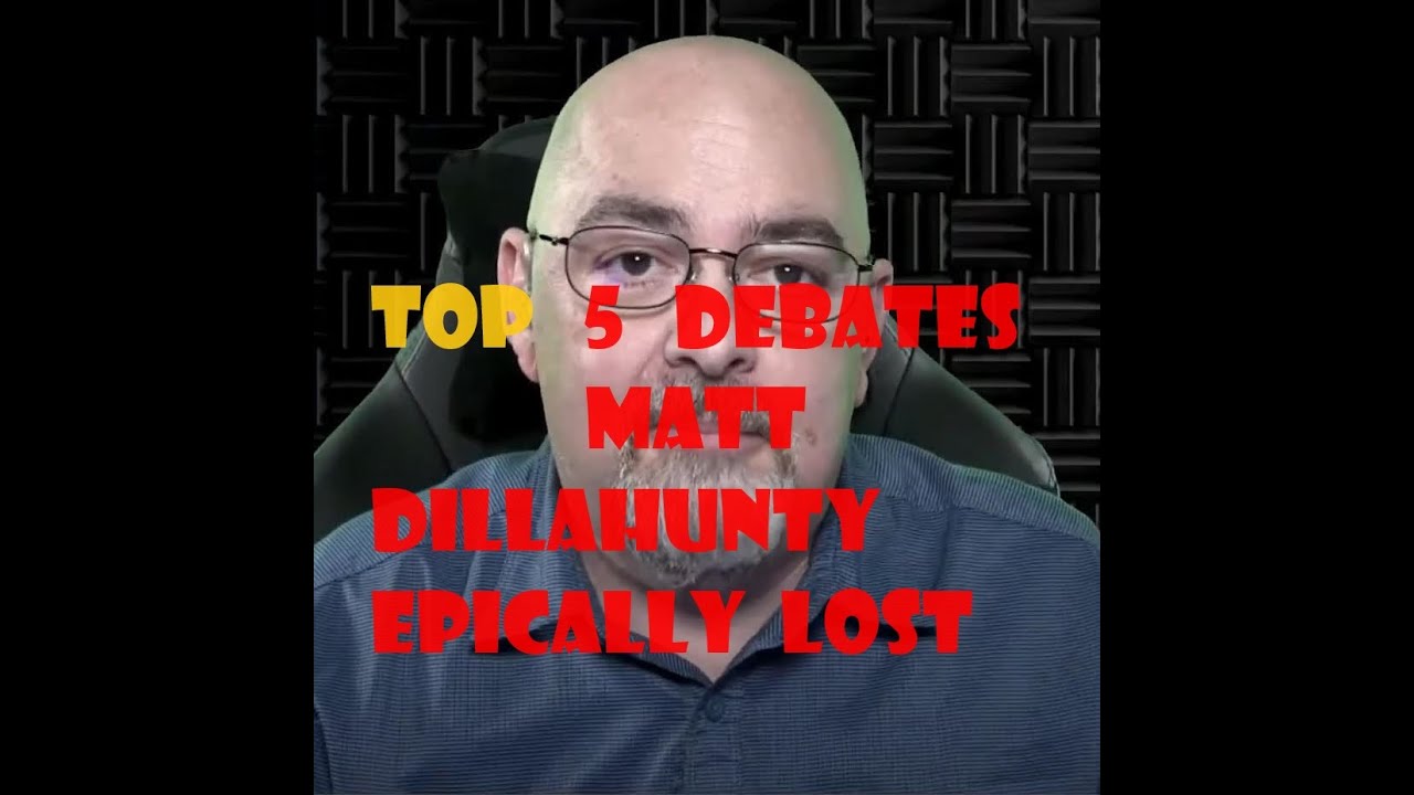 Matt Dillahunty loses debate TOP 5: Refuted, Debunked and ignorance exposed