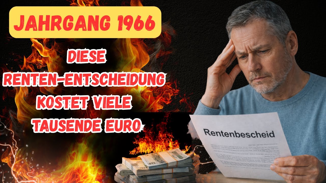 Jahrgang 1966: Diese Renten-Entscheidung kostet viele Tausende Euro