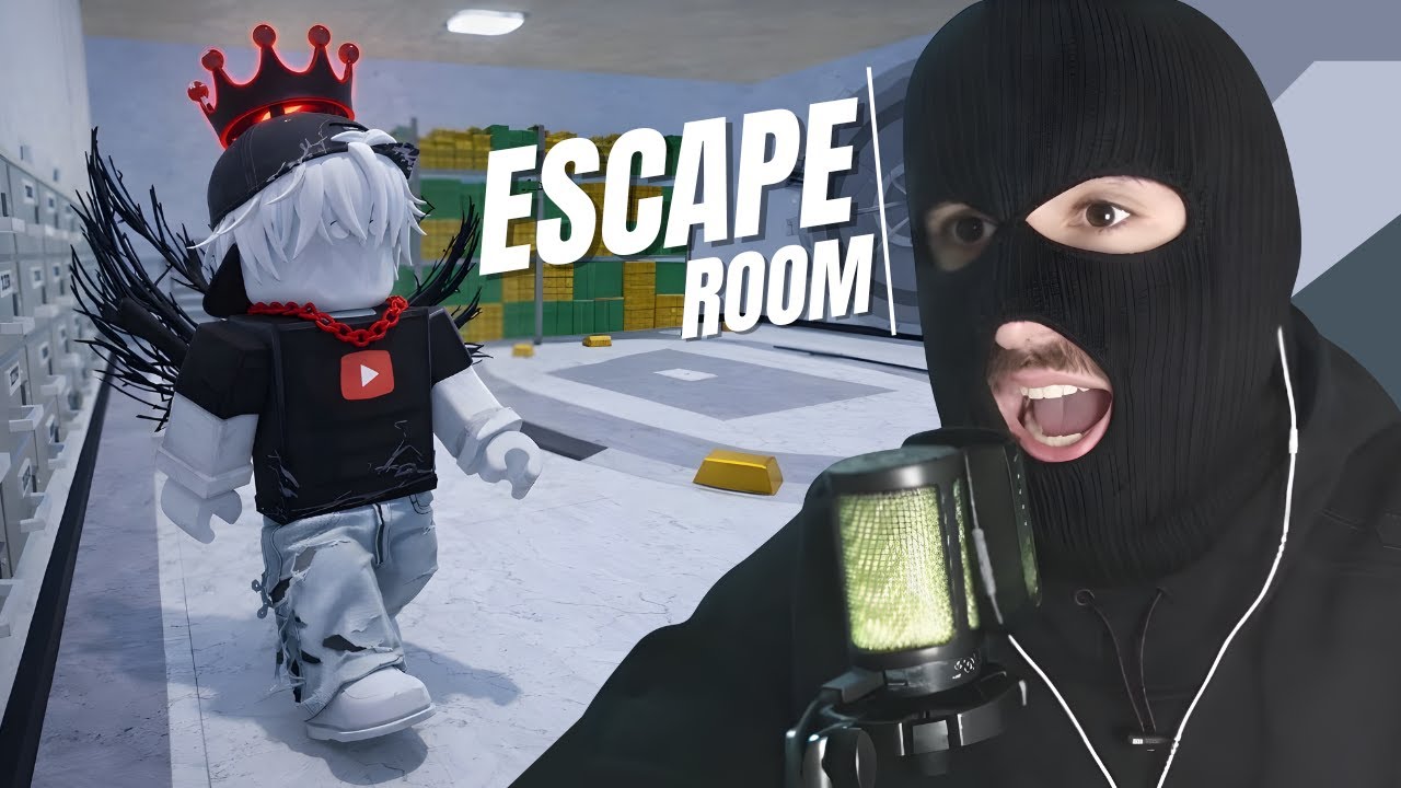 SCAPPARE da una BANCA è DIFFICILISSIMO - ESCAPE Room ROBLOX Gameplay ITA 