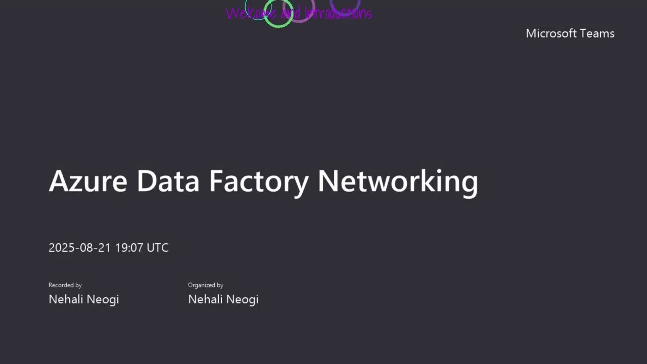 Azure Data Factory Networking