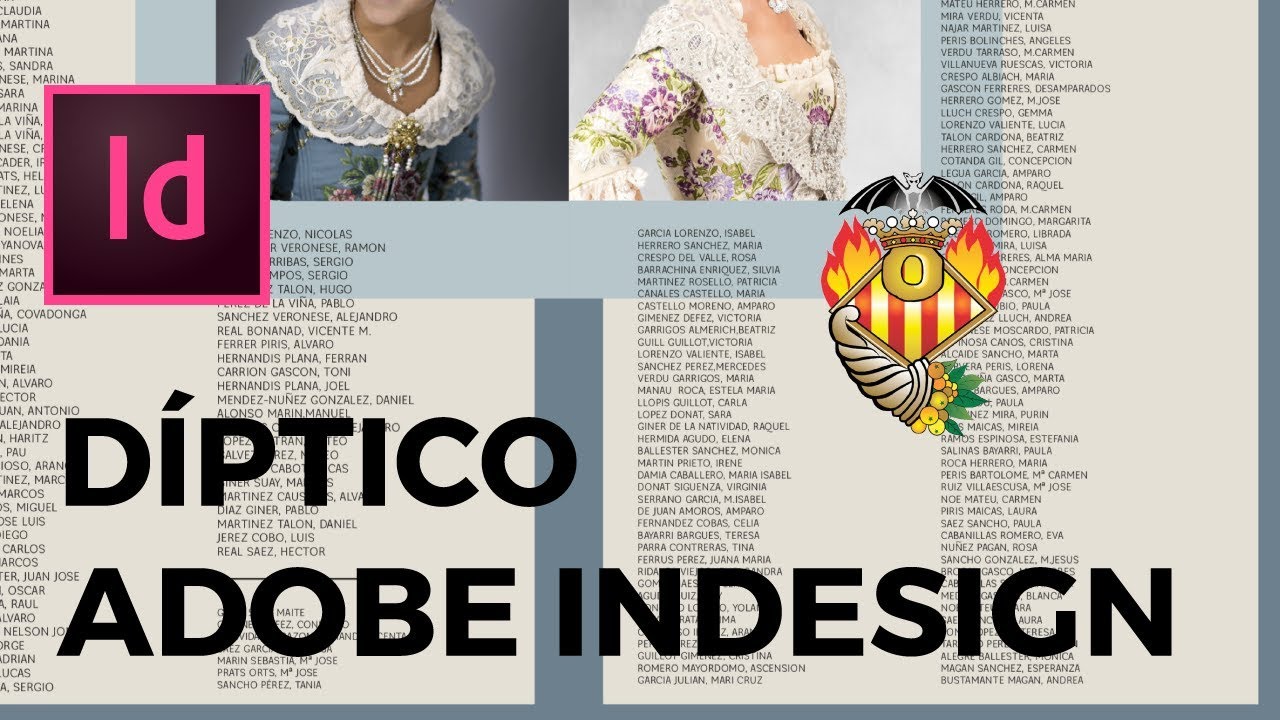 MAQUETACIÓN DÍPTICO - ADOBE INDESIGN TUTORIAL