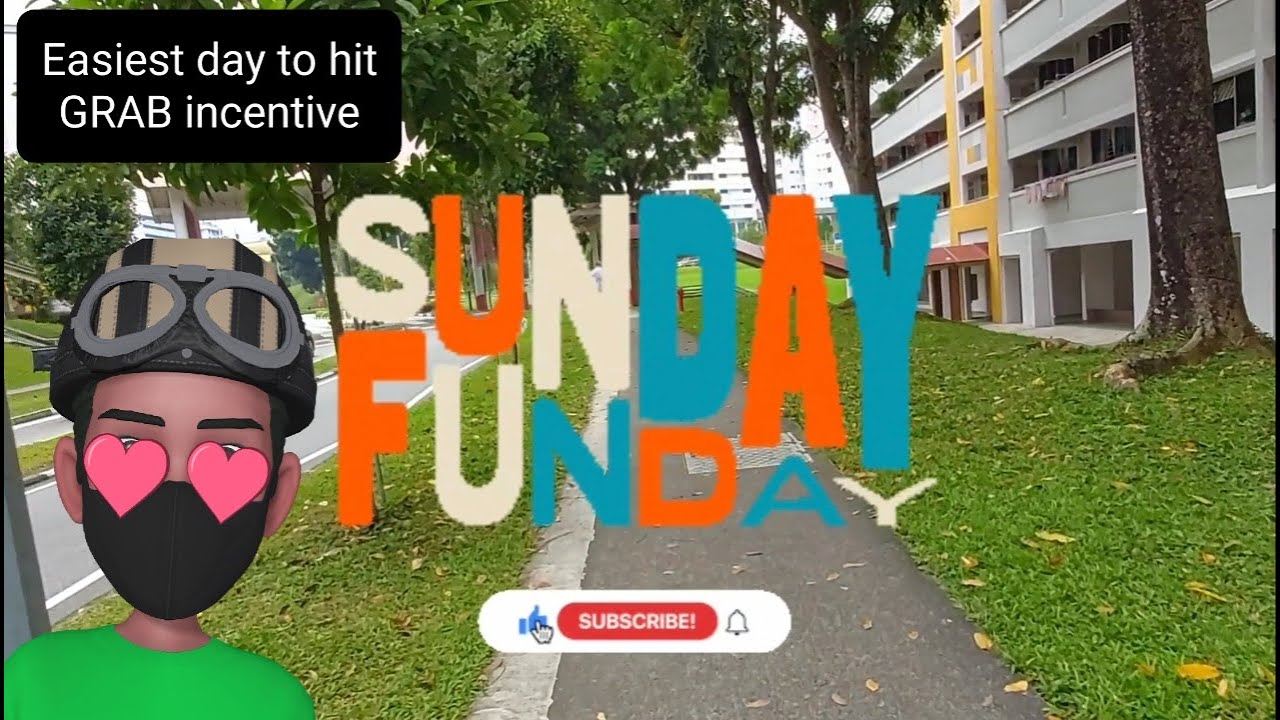 S1:EP20 Best day to hit incentive for part time Grabfood delivery rider #grabfoodsunday