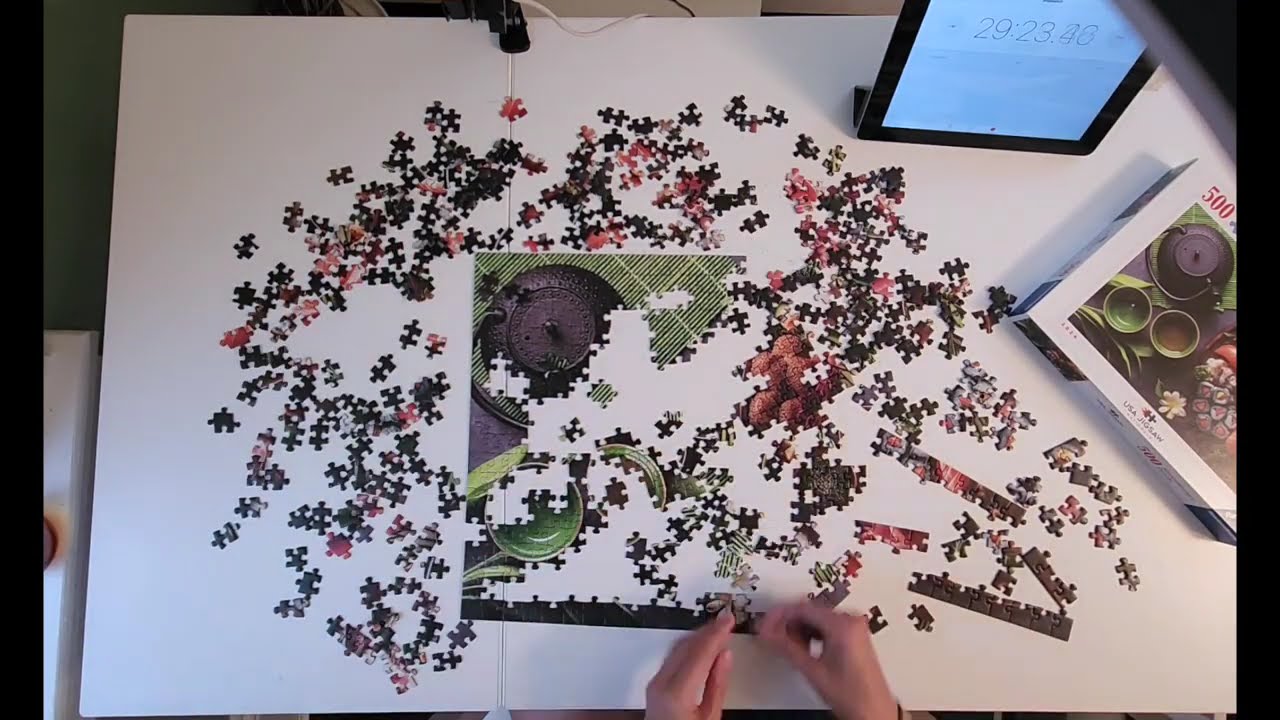 Sushi platter - Ravensburger jigsaw puzzle time lapse