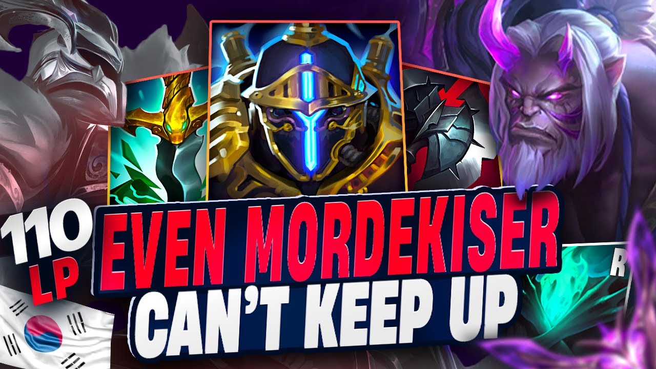 Not even a MASTER KOREAN MORDEKAISER can handle my MAIDEN SPLIT STRATEGY!