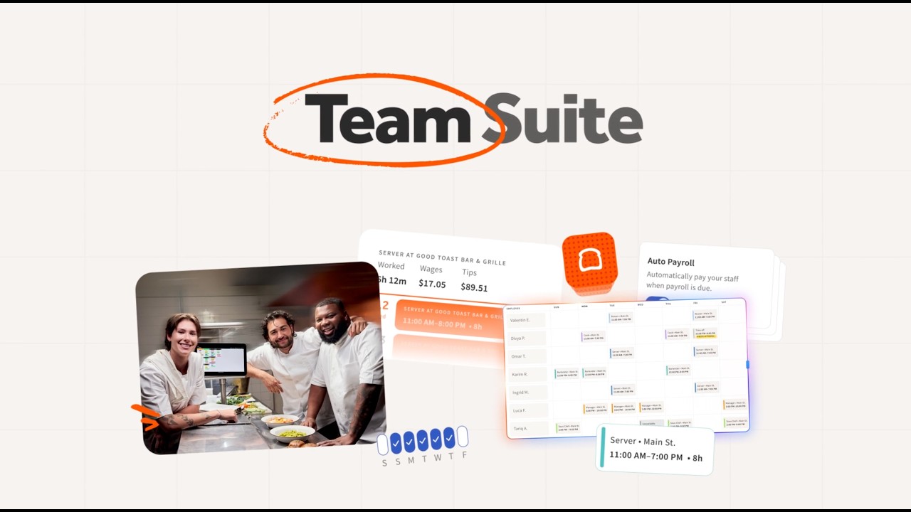 Инструменты для команды, созданные для работы в час пик | Toast Team Suite
