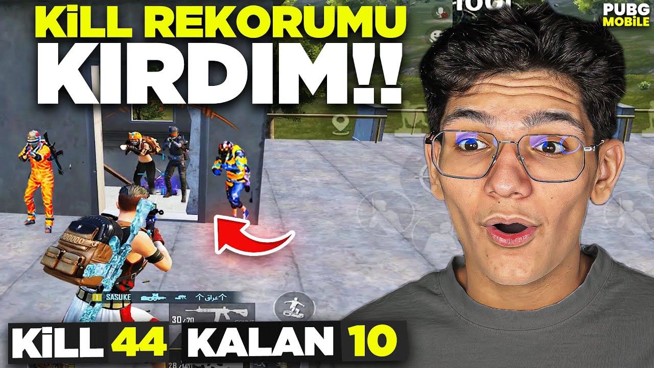 OHA! KİLL REKORUMU KIRDIM! SEZON REKORUM - PUBG&nbsp;MOBİLE
