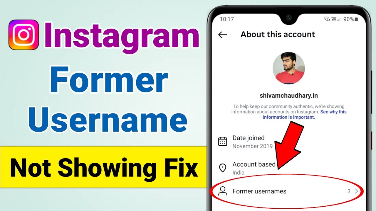 Former Username not showing in instagram account problem solve 