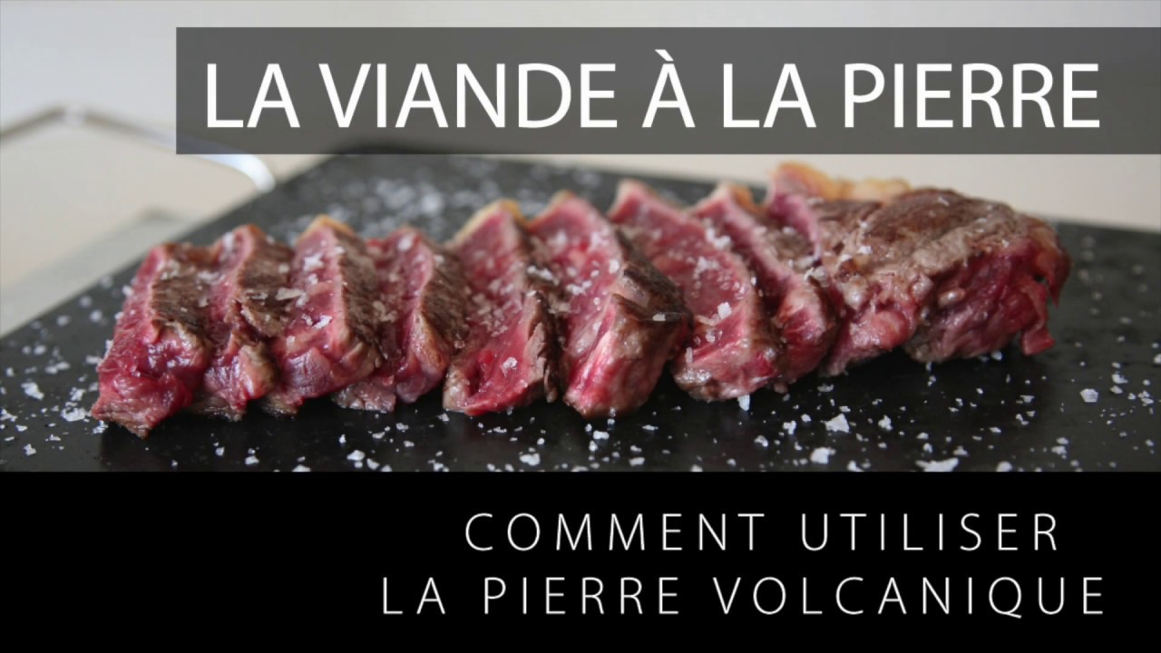 COMMENT UTILISER LA PIERRE À GRILLER VOLCANIQUE: PRÉPARATION DE LA VIANDE À LA PIERRE
