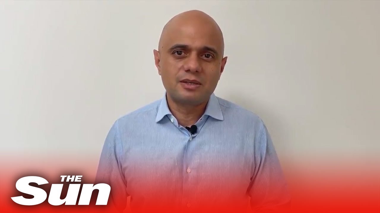 Health Secretary Sajid Javid reveals he has Covid and 'mild symptoms' after testing positive