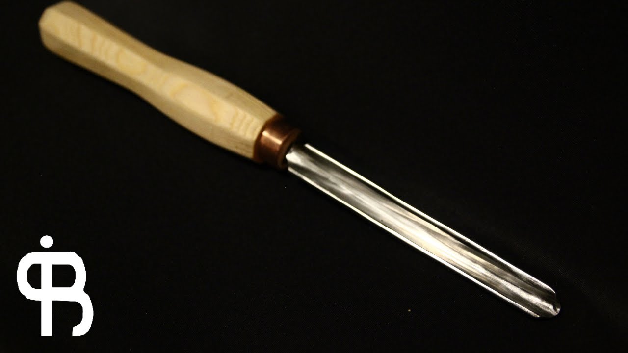 Making a Spindle Roughing Gouge - Making wood turning tools