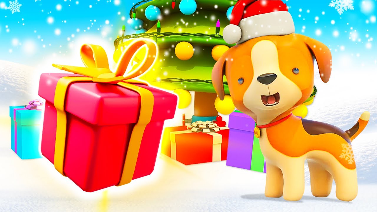Ve&iacute;culos de servi&ccedil;o entregam os presentes de Natal! Desenhos animados. Desenho animado infantil