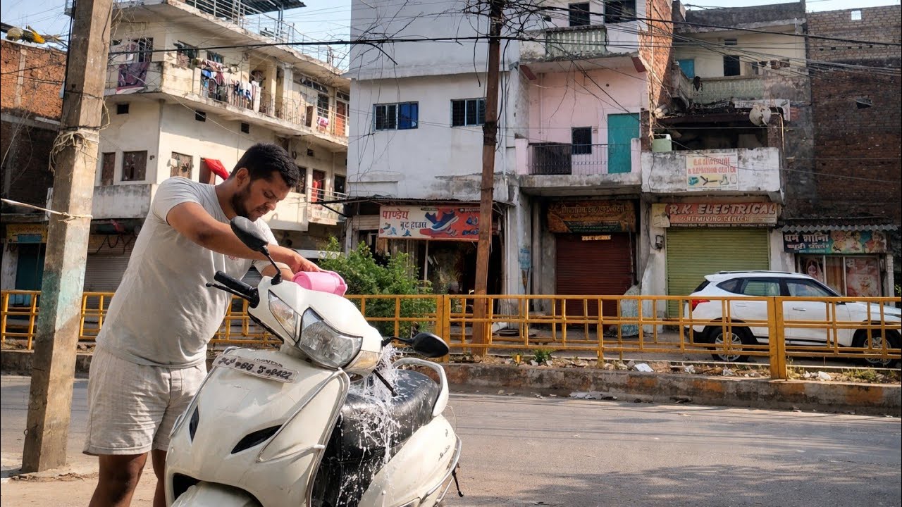 Bahut Din Baad Scooty Saaf Kiya 😁 Mummy Ne Kya Bol Diya 😲