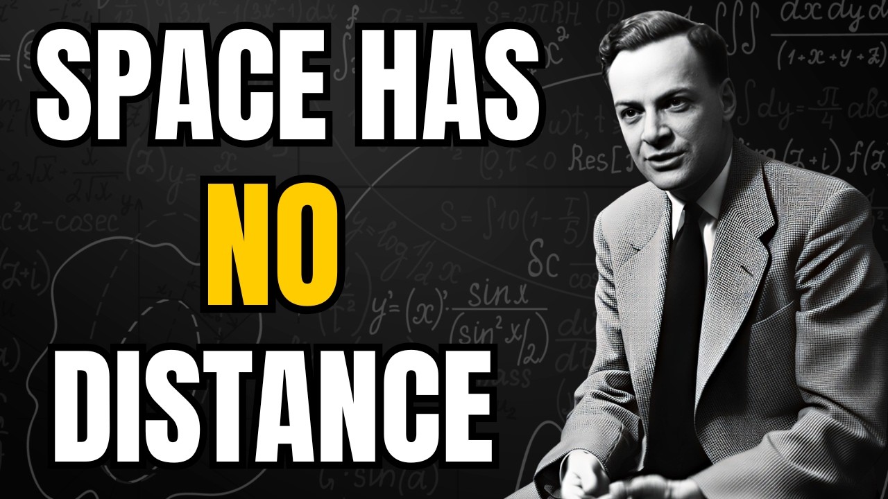 DISTANCE IN SPACE IS ILLUSION | Richard Feynman