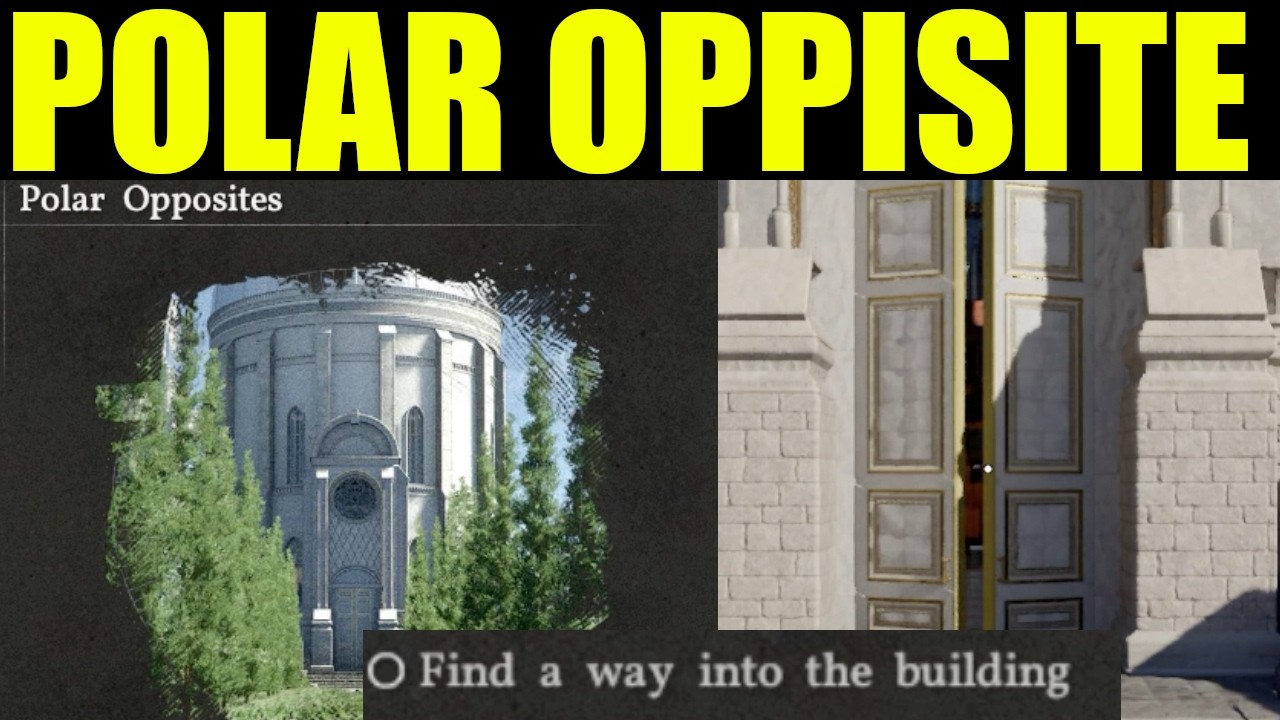 crimson desert - find a way into the building (puzzle solution) | polar opposites quest guide
