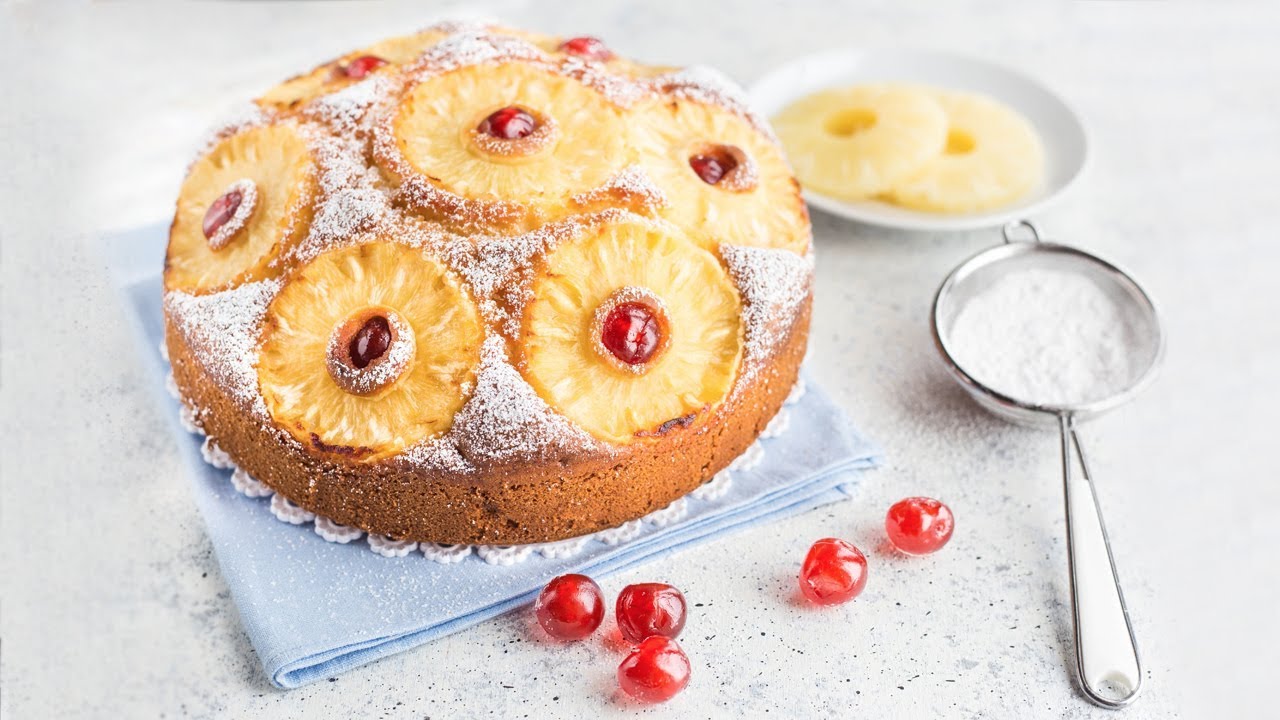 МЯГКИЙ АНАНАСОВЫЙ ТОРТ Рецепт Легкий - Легкий Рецепт Ананасового Торта