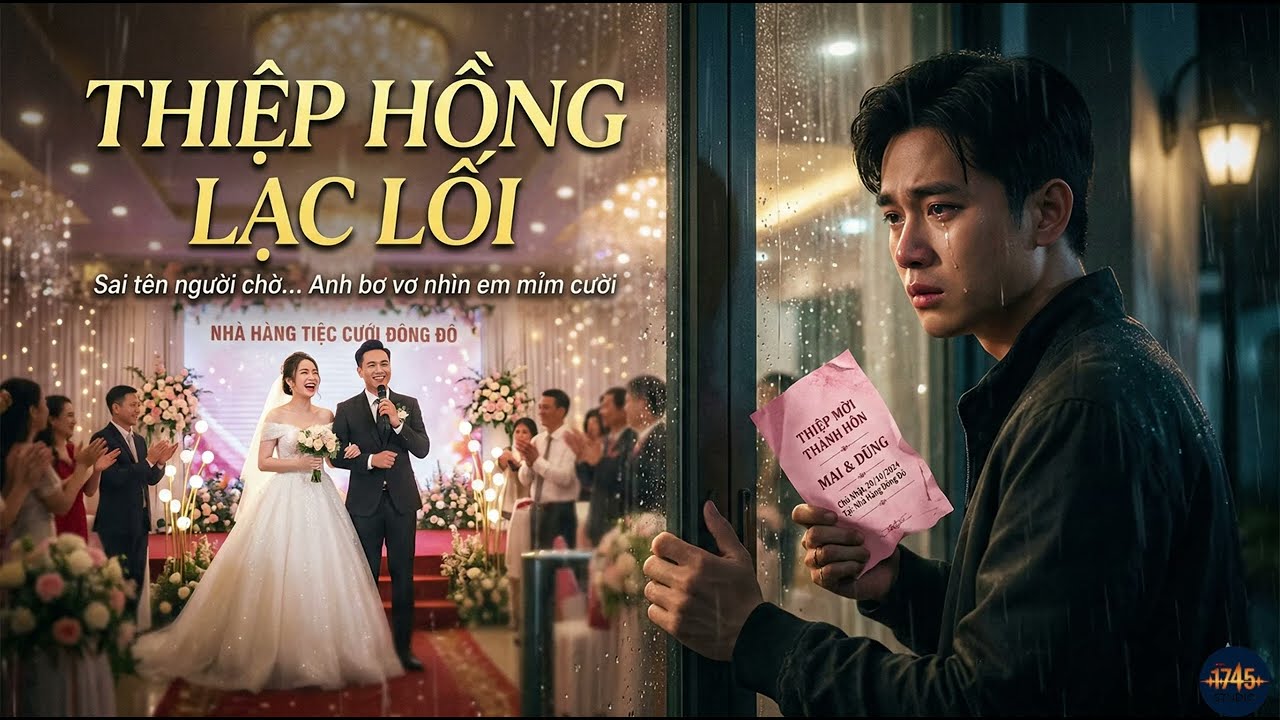 🎵 Thiệp Hồng Lạc Lối - ST: Vãn (Official Lyric Video) | Nhạc Buồn Tâm Trạng