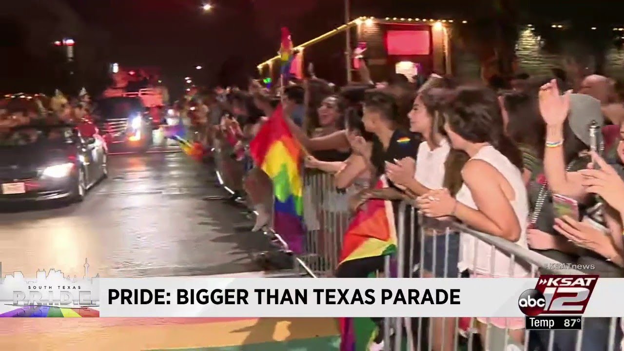 Hundreds line downtown for PRIDE Bigger than Texas Parade