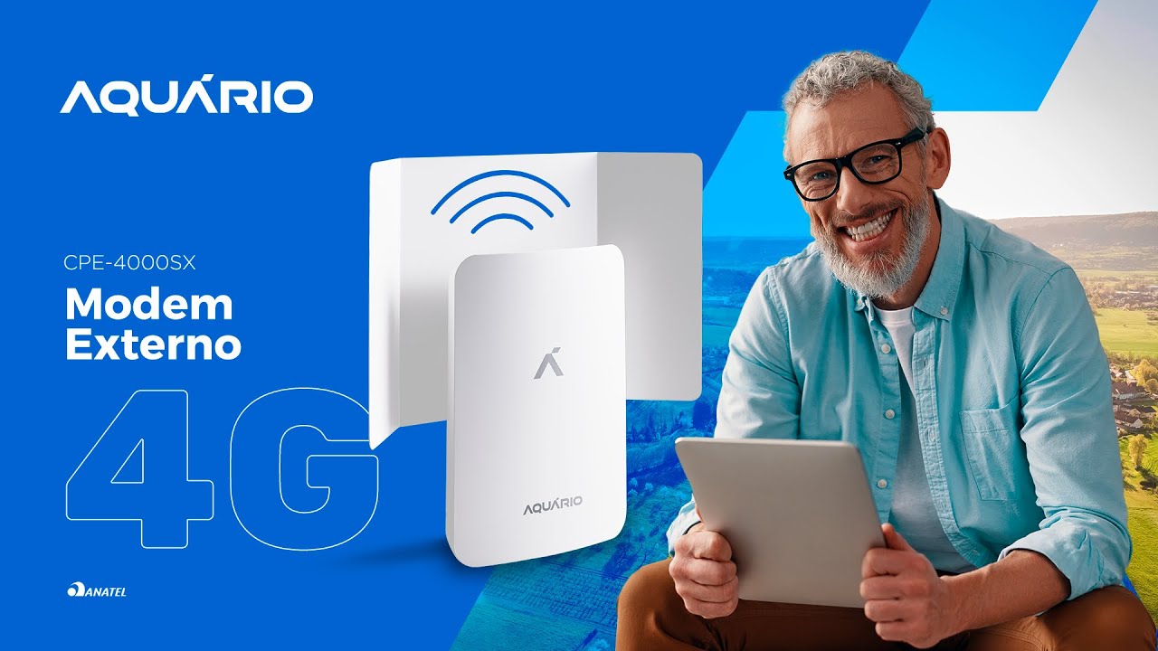 Modem 4G Externo | CPE 4000SX: A internet que chega até onde você precisa!
