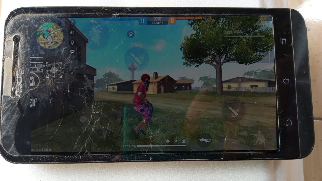 God handcam 🔥💥Asus zenfone 2 Broken Screen | Free Fire