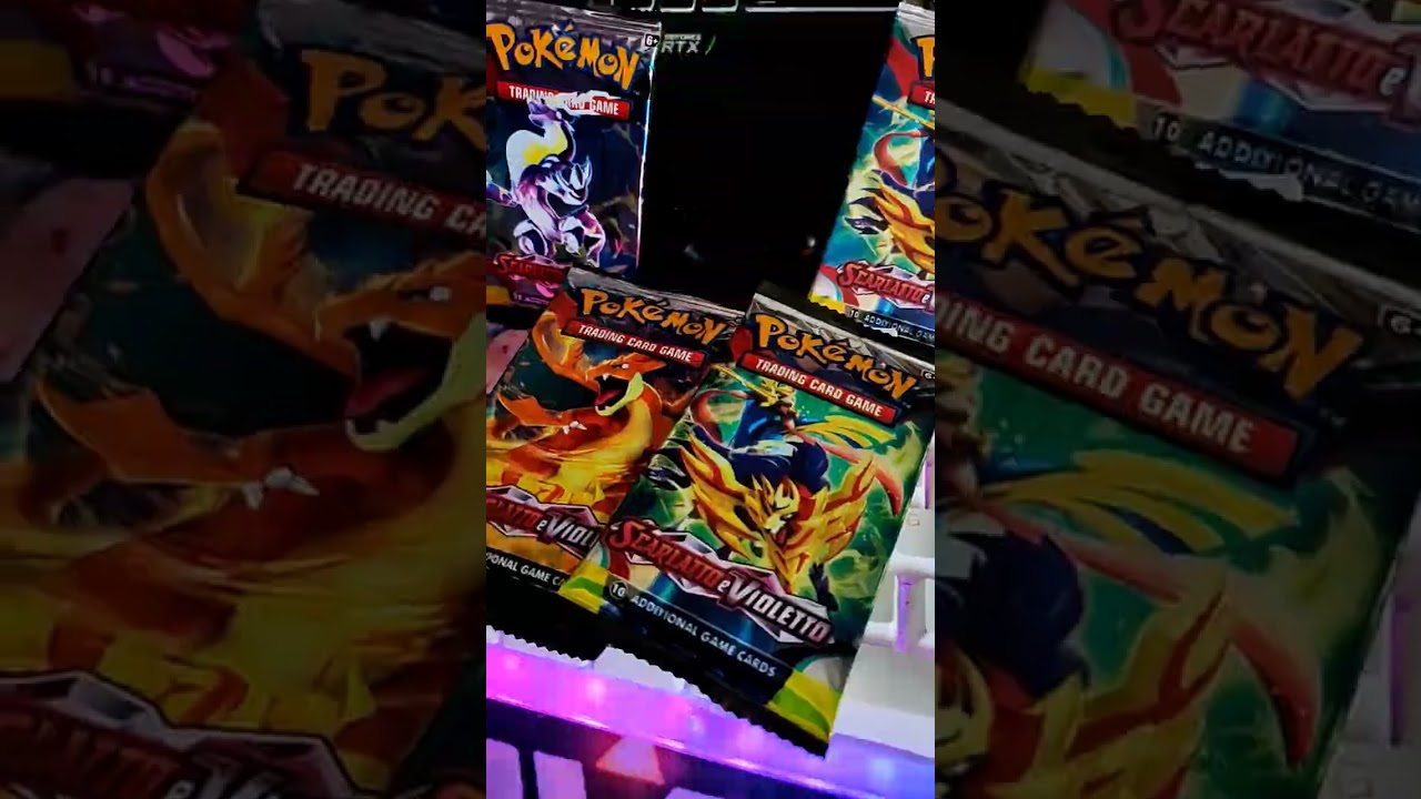 fake pokemon cards scarletto e violetto opening