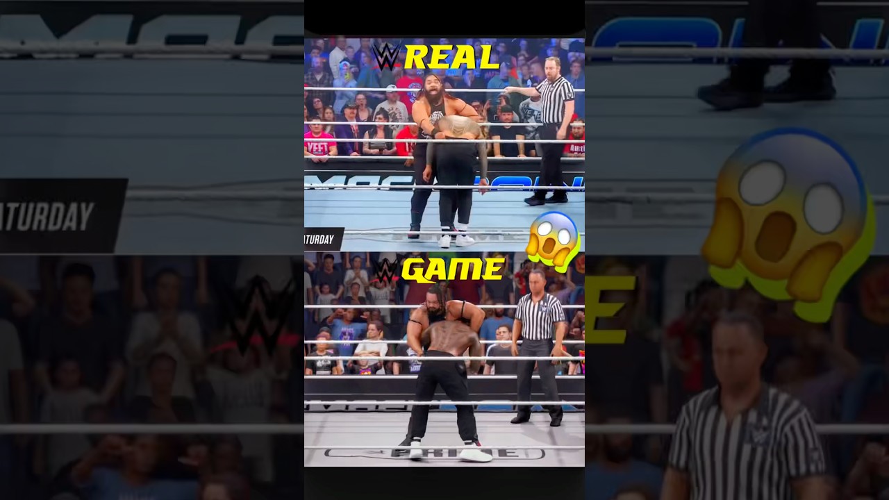 WWE 2K25 REAL VS GAME