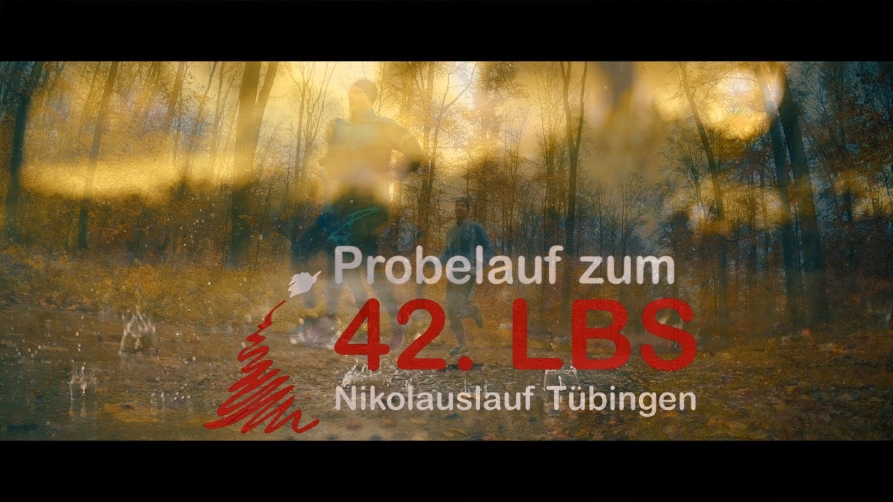 Probelauf zum 42. LBS Nikolauslauf Tübingen