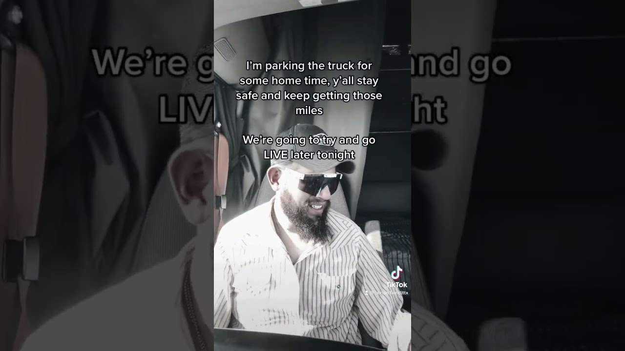 I&rsquo;ll be live on TikTok #rookiedriver #rookietrucker