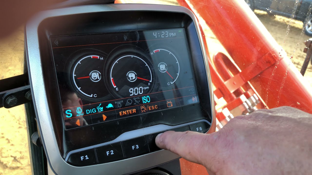 DIY DOOSAN DX SERIES EXCAVATORS  -3 AND -5 LCD MONITOR HOW TO NAVIGATE FOR FAULT CODES