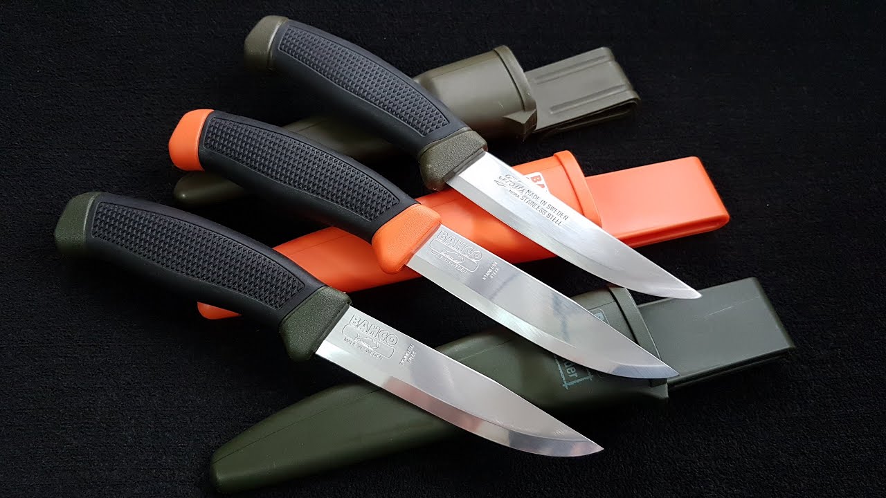 Mora Clipper 840 remarcado: Bahco 2444 y cuchillo Bauhaus Clipper 840