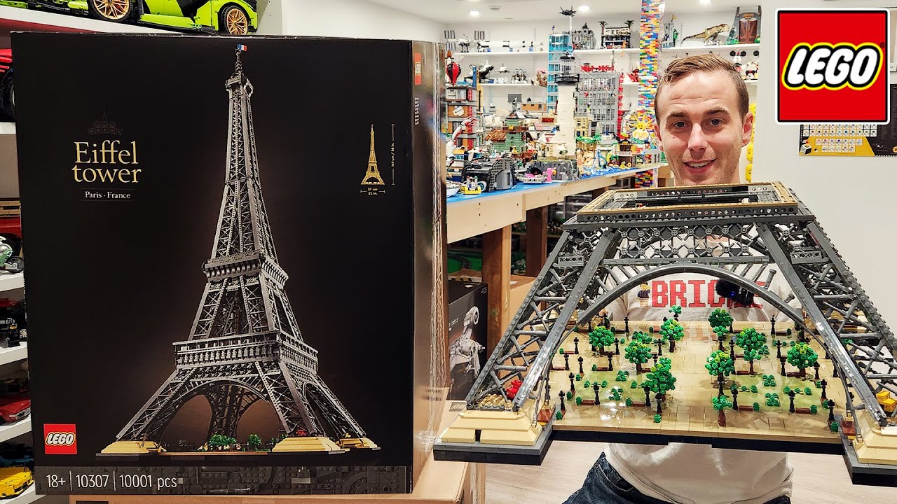 LEGO EIFFEL TOWER Unbox & Build VLOG! Eiffel's Apartment Review