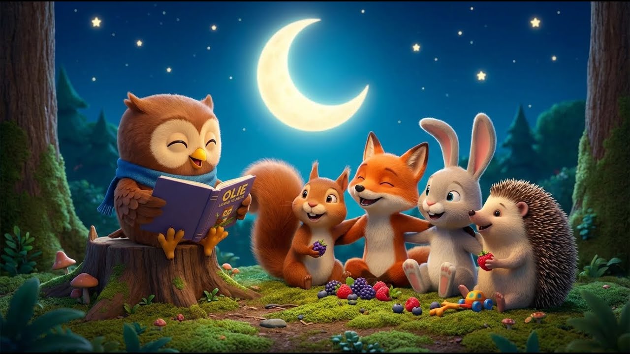 Olie the Owl Learns to Share 🦉 | Kids Moral Story About Sharing & Friendship