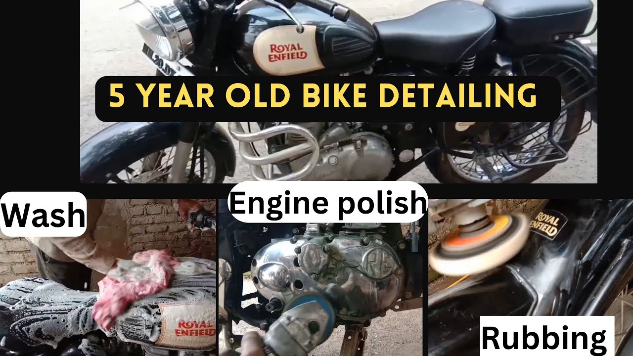 Royal enfield classic 350 detailing || royal enfield classic 350 coating kaise kare