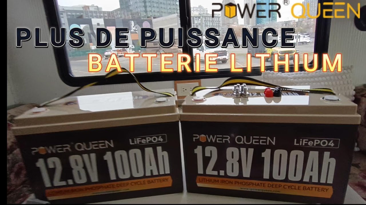 POWER QUEEN batterie lithium pour plus de puissance