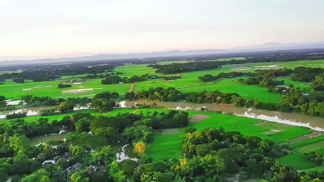 Video of the village by drone । গ্রামের দৃশ্য সত্যিই অসাধারণ। অনেক সুন্দর। দেখে আসুন। 