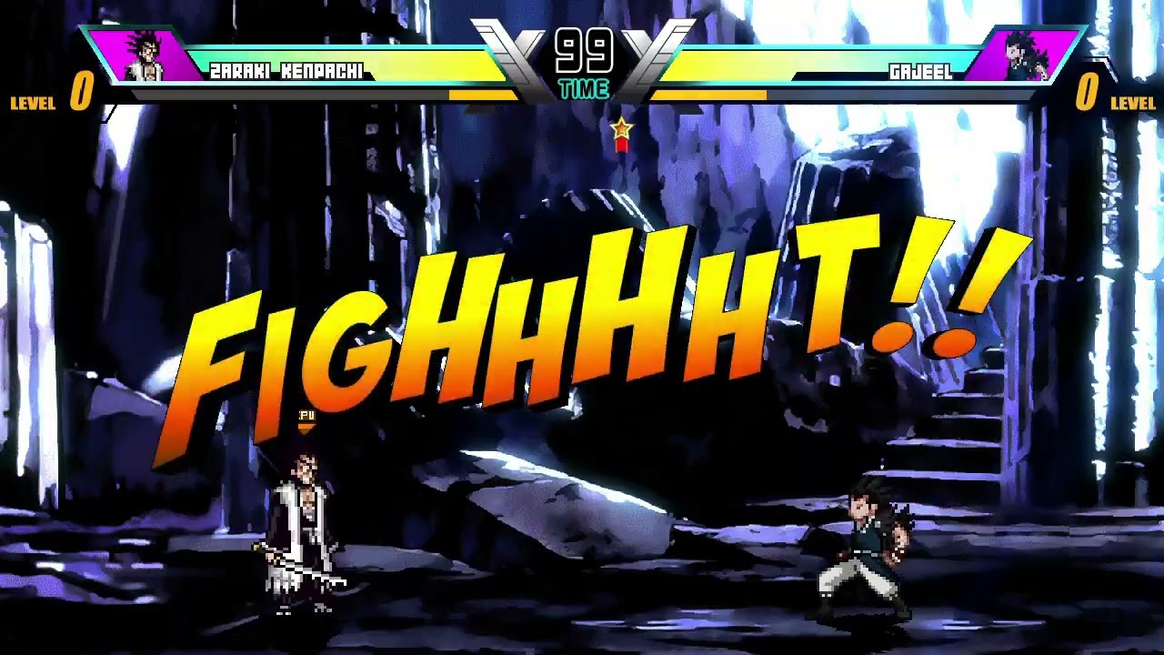 Kenpachi vs Gajeel