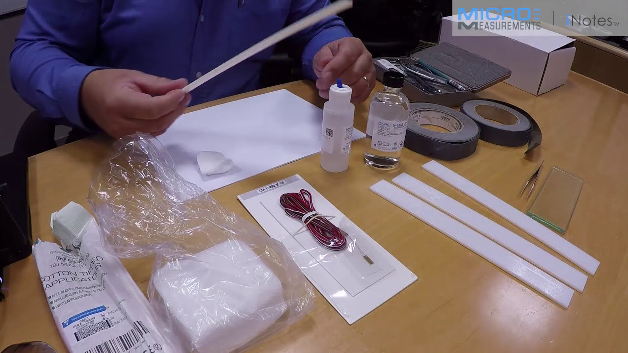 Tutorial:  Strain Gage Install on 3D Printed Models (Plastics)