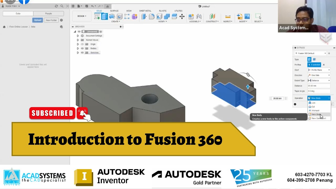 Introduction to Fusion 360
